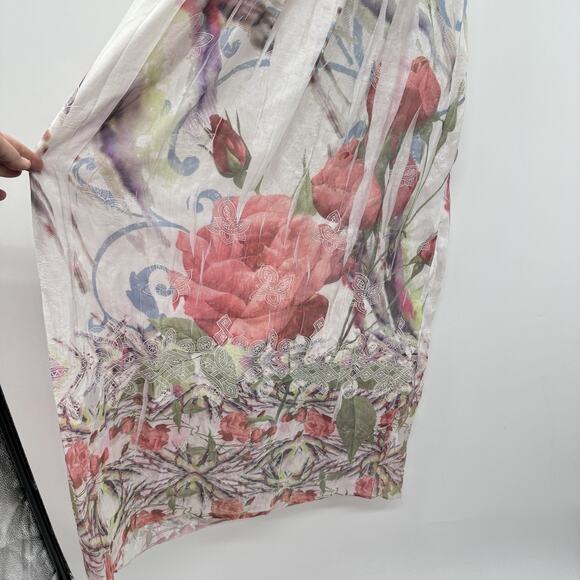 Lapis Anthropologie Smocked Strapless Floral Maxi Dress OS XS S M Multicolor - Picture 7 of 13